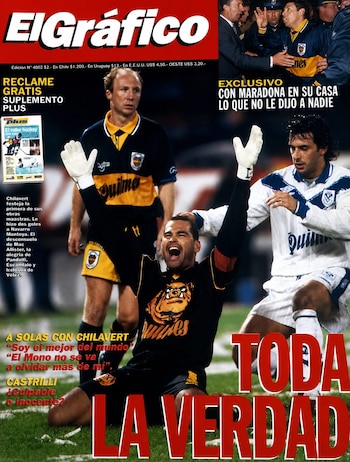 La tapa de El Gráfico con Chilavert en todo su esplendor