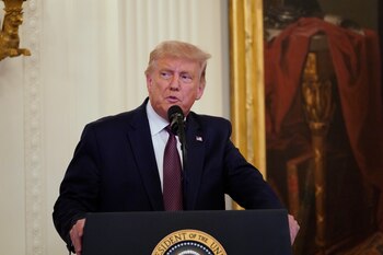 El presidente de EE.UU., Donald Trump. EFE/EPA/Chris Kleponis/Archivo