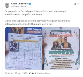 crédito @AlvaroUribeVel/X