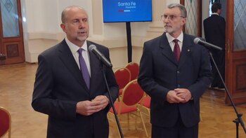 Omar Perotti y Rubén Rimoldi