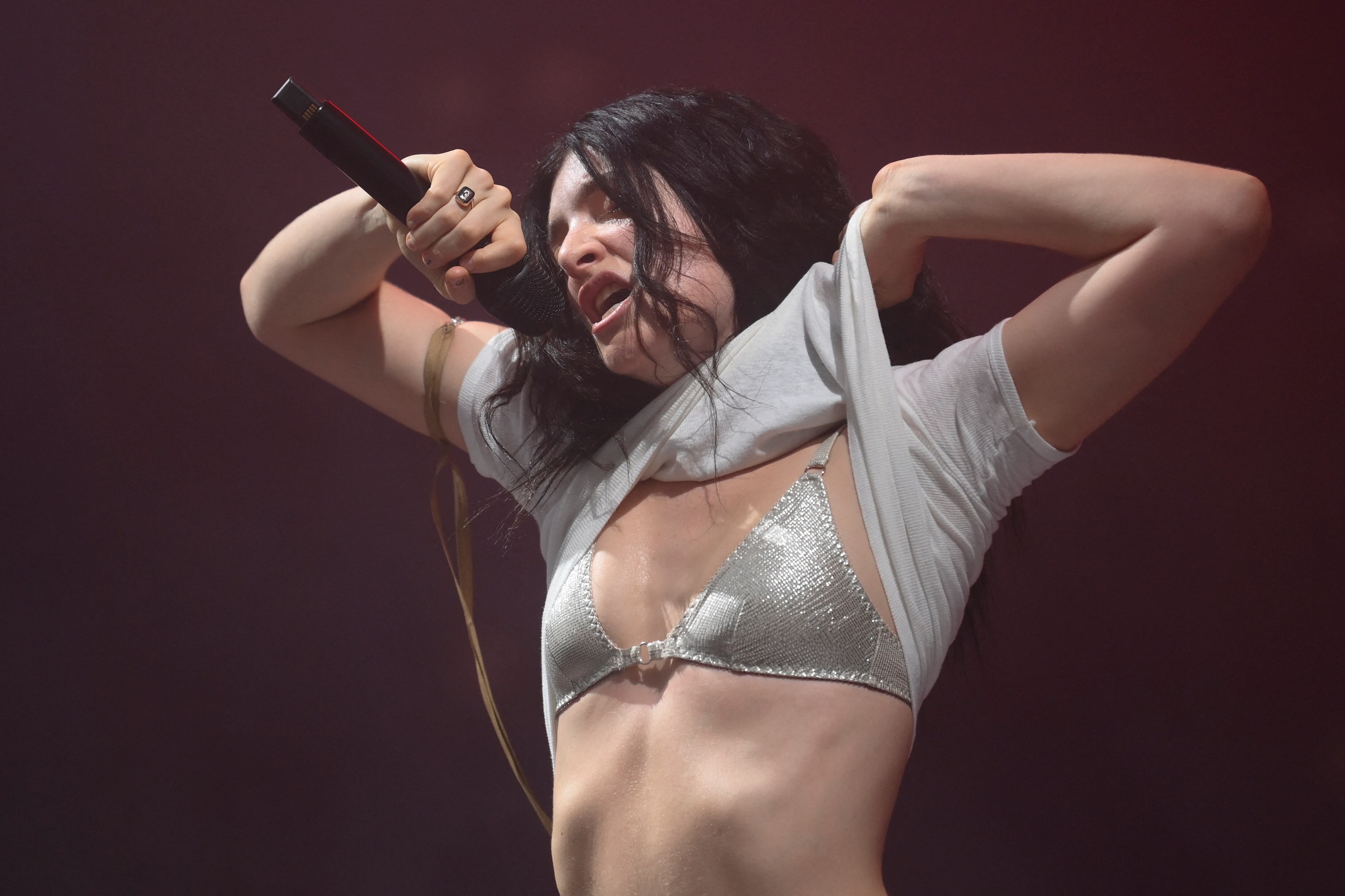 Lorde en el Festival de Glastonbury, el 27 de junio de 2025 (Foto: REUTERS/Jaimi Joy)