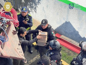 Paquetes de droga marcados con