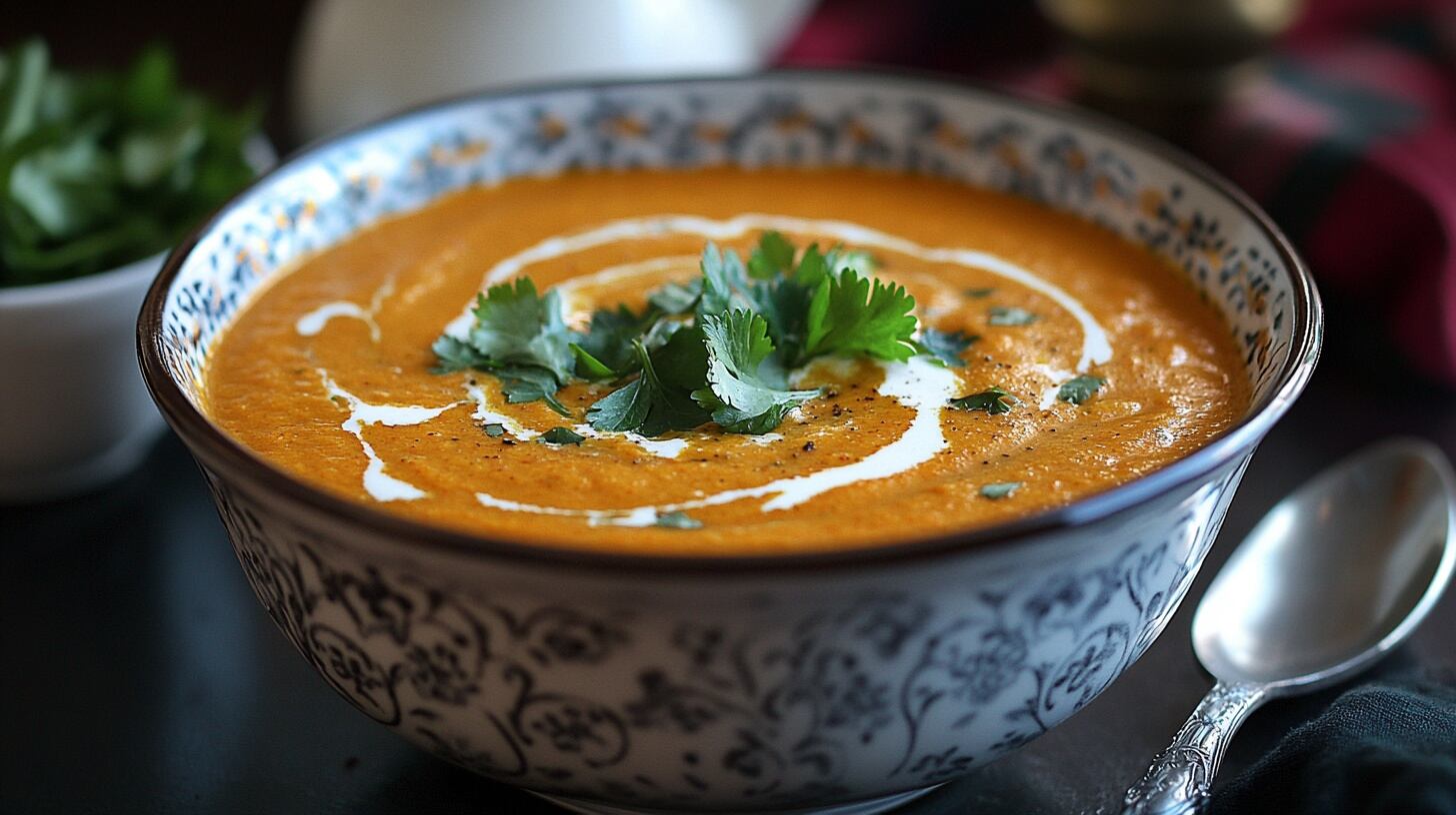 La sopa de calabaza destaca por su cremosidad, color y un aporte saludable ideal para noches invernales (Imagen Ilustrativa Infobae)