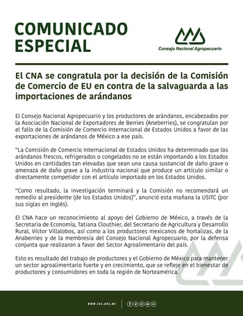 El Consejo Nacional Agropecuario celebró