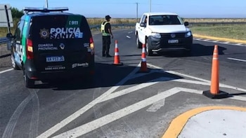 Violento choque frontal en Santa