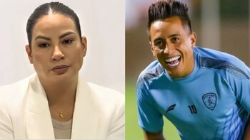 Pamela López indignada con zapatillas