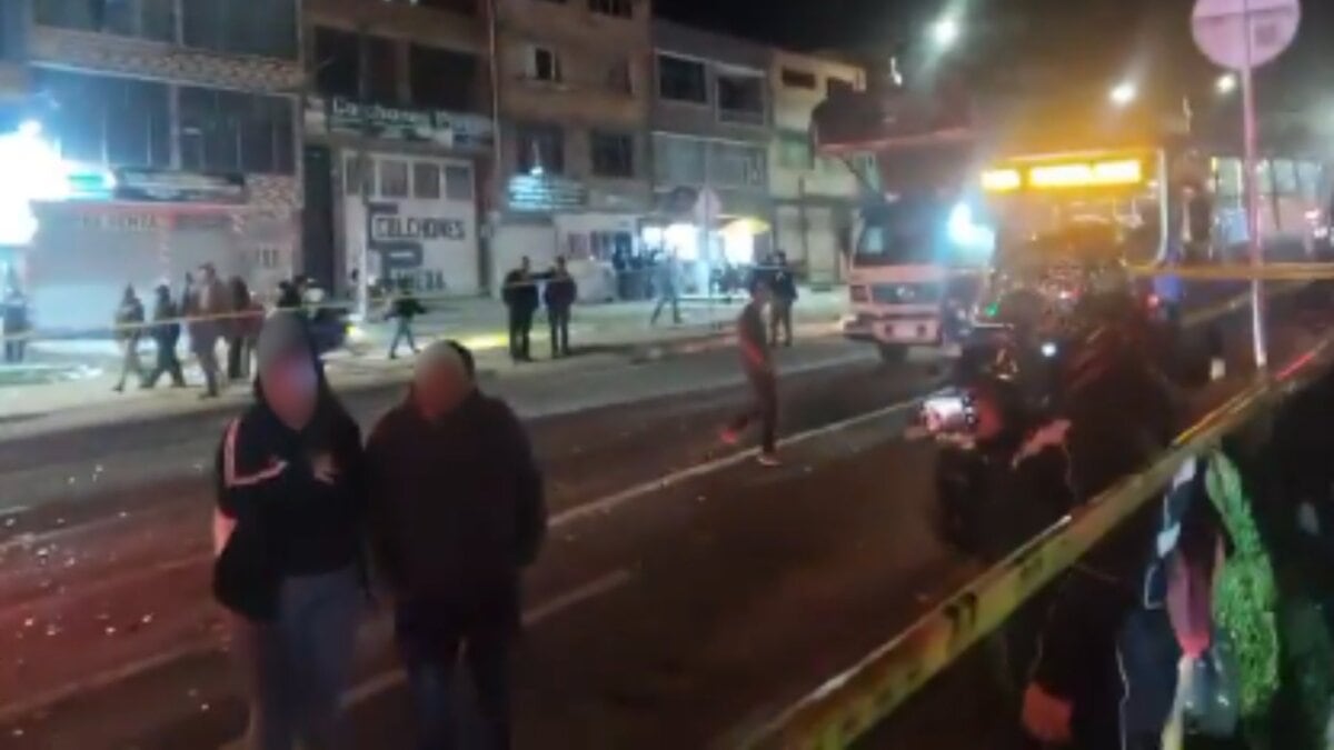 Furgón embistió cuatro vehículos en Bogotá y dejó siete heridos: la ciudad vuelve a mirar su crisis vial