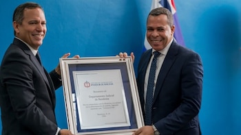 Los departamentos reconocidos eliminaron atrasos en sus salas y sostienen ese resultado con gestión dentro de tiempos procesales, en actos oficiales encabezados por autoridades del sistema judicial dominicano (Foto cortesía Poder Judicial)