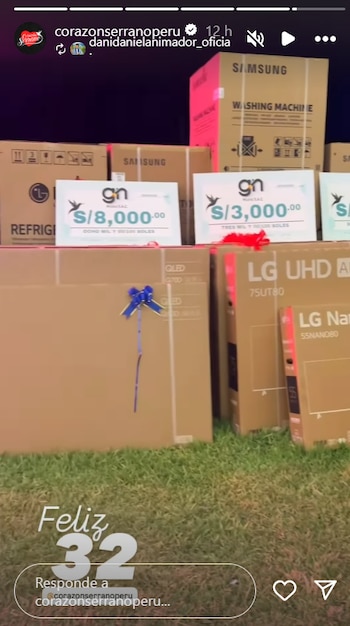 Corazón Serrano celebró sus 32