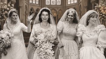 Los vestidos ‘secretos’ de novia de las reinas que nunca llegaron al altar: del plan B de Lady Di o Isabel II a la emergencia de la reina Letizia
