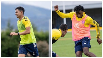 Stiven Vega y Jhoan Hernández