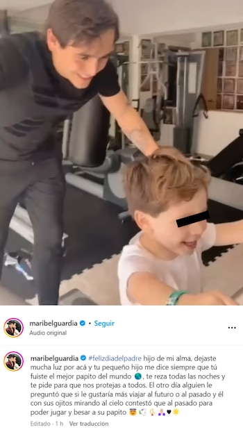 Maribel Guardia compartió un video inédito de su hijo, Julián Figueroa para recordarlo este domingo, Día del padre