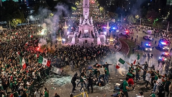 De balaceras a muertos por asfixia: los hechos violentos que enmarcaron las celebraciones por el triunfo de México ante Ecuador