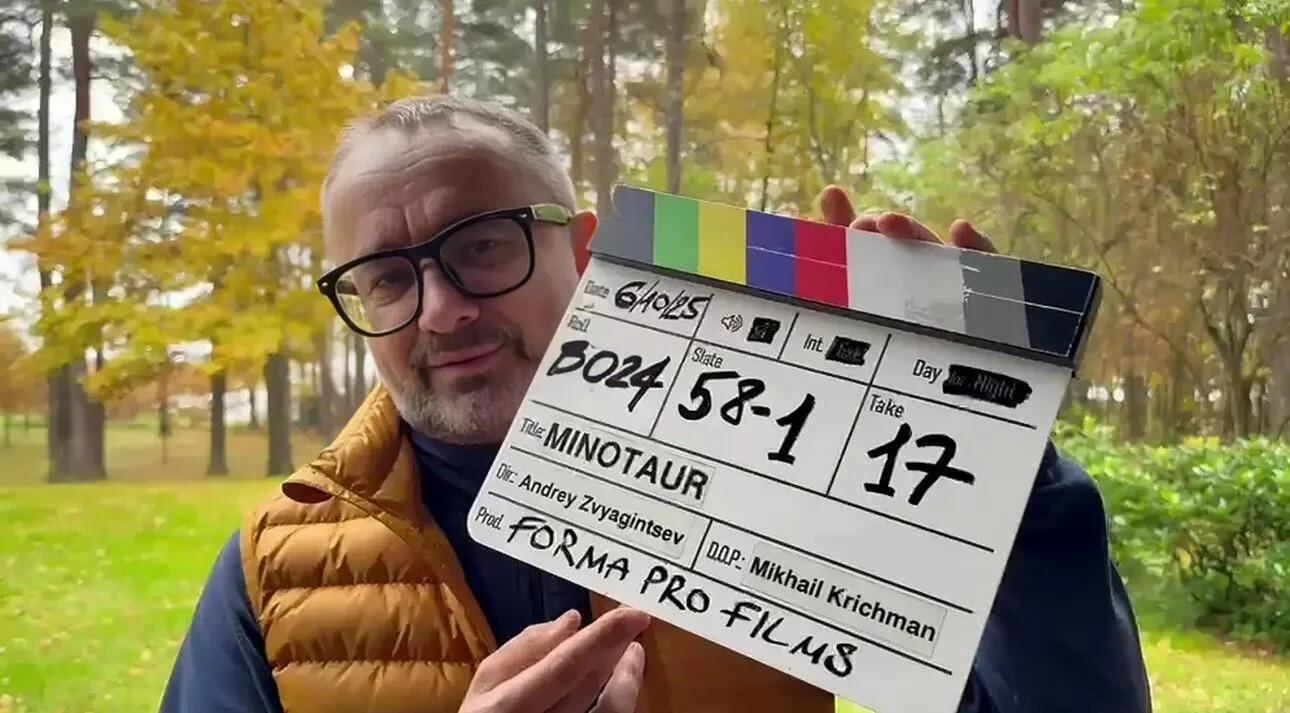 Andrey Zvyagintsev, en el rodaje de