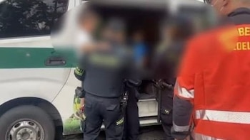 Policía rescata a tres menores