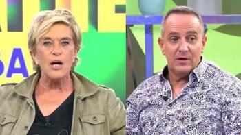 Chelo García Cortés y Víctor