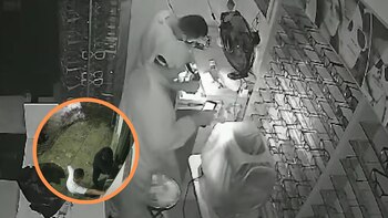 Tres delincuentes forzaron la puerta