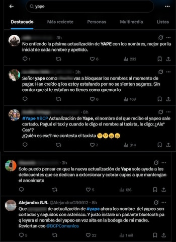 En X (antes Twitter) los