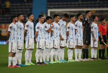 El equipo argentino en el