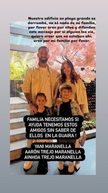El pedido de ayuda que publicó Trejo en sus redes sociales