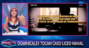 Magaly Medina arremete contra medios por exponer detalles del caso Liceo Naval: “El morbo les ha ganado”. Captura: Magaly TV La Firme.