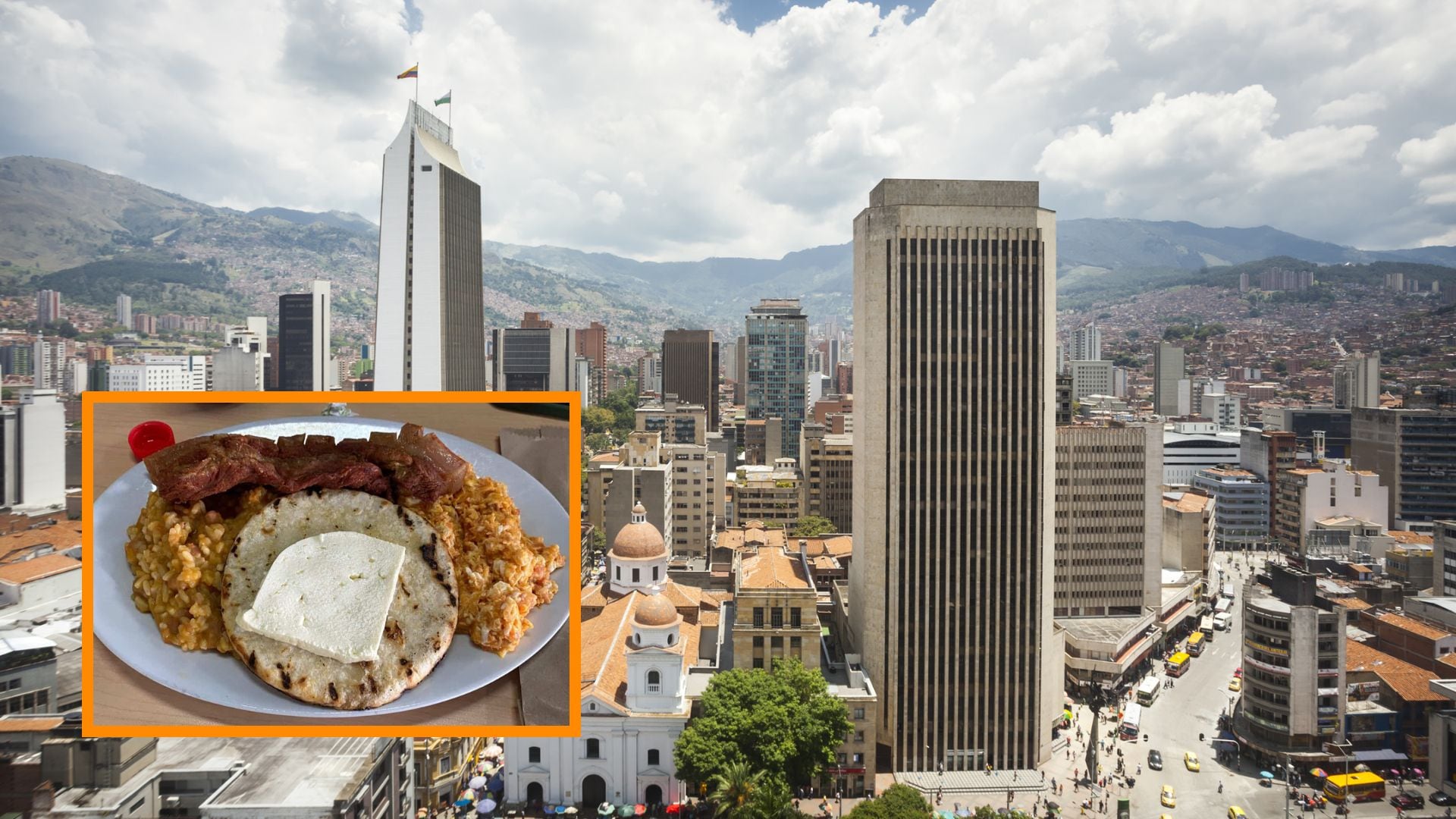 Stefano resaltó el plátano maduro de la bandeja paisa por la mezcla de sabores dulces y salados en la comida colombiana - crédito FilMedellín/Captura de Pantalla
