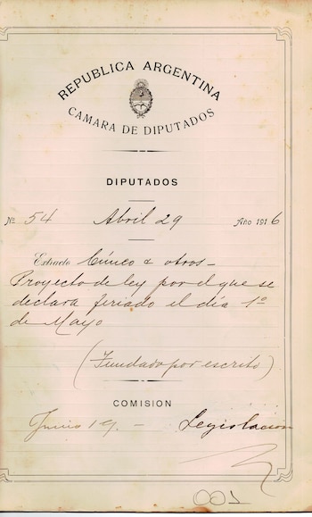 La declaración de feriado el