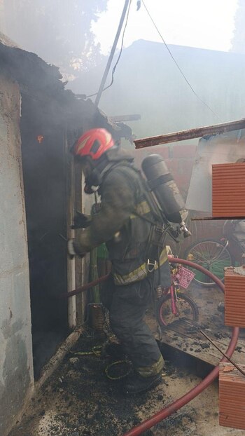 Así quedó la casa de