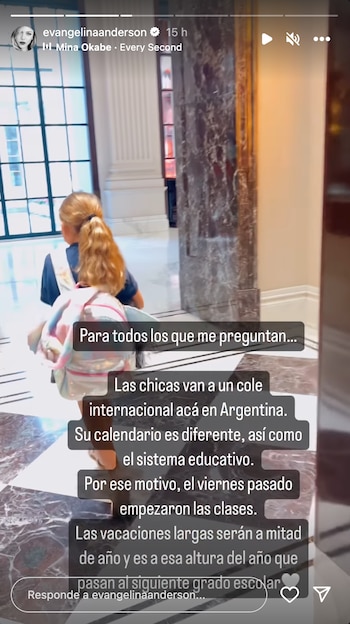 La explicación de Evangelina Anderson