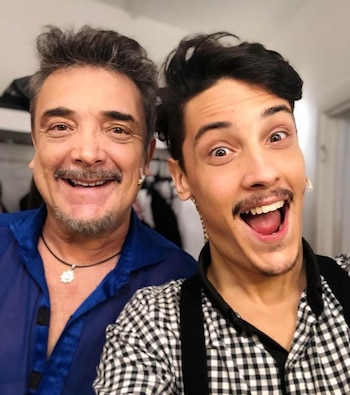 Juan Manuel Artaza y su padre Nito