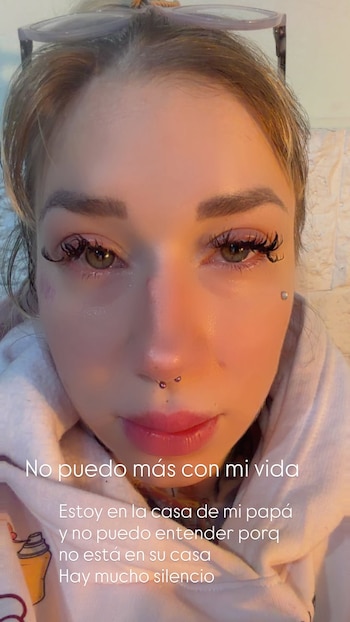 Desde la casa de su padre, La Tana expresó que no puede entender la ausencia de Marcelo Fenocchio y que no sabe cómo continuar su vida