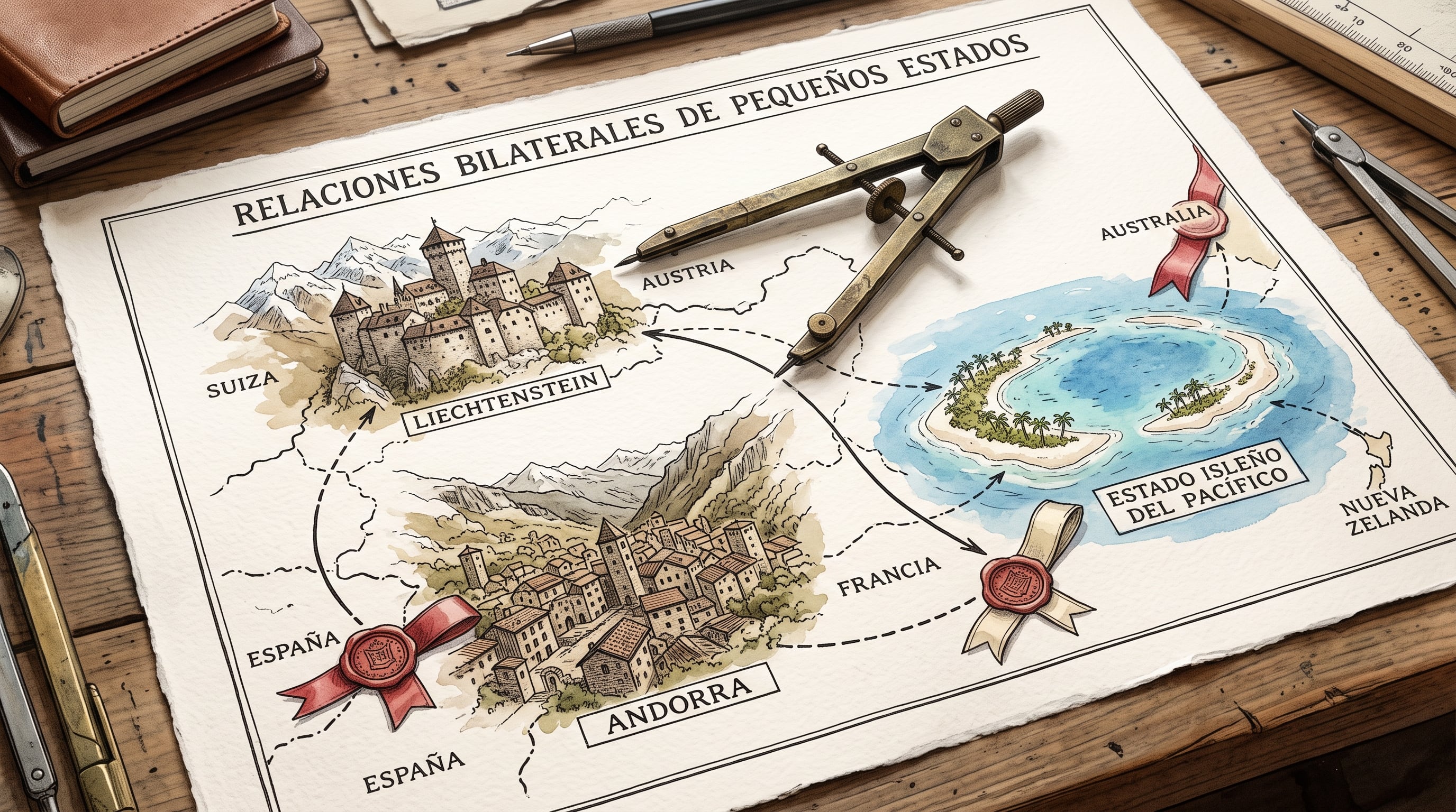 La superficie no es el único criterio para definir a un microestado: también influyen la historia y los vínculos institucionales (Imagen Ilustrativa Infobae)
