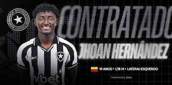 Jhoan Hernández fue presentado por