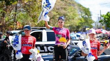 Ciclista colombiana logra imponerse en