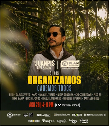 La donación por Tuboleta será el mecanismo de acceso al show solidario de Juanpis González - crédito cortesía