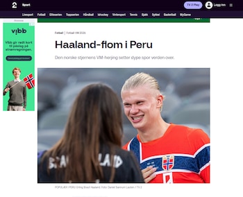Medios Internacionales resaltan locura de Haaland en Perù