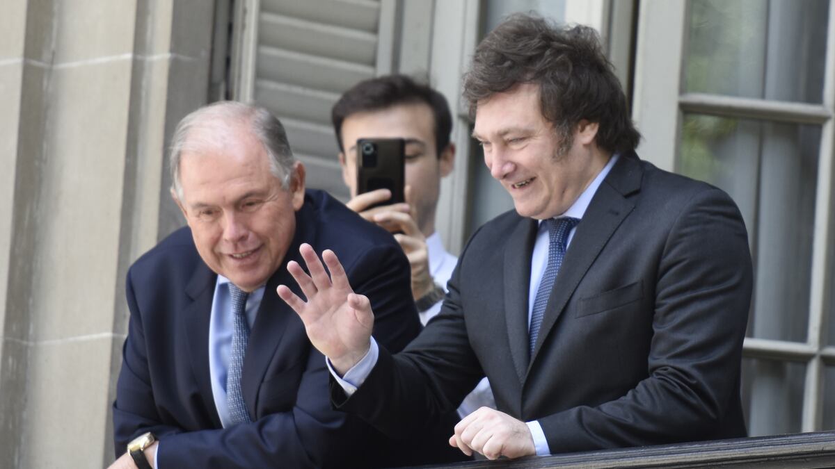 Gerardo Werthein y Javier Milei