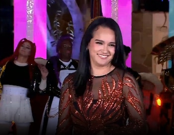 Daniela Darcourt confirma romance con cantante de Zaperoko: “Tiene un ángel, algo”. Captura: América TV.