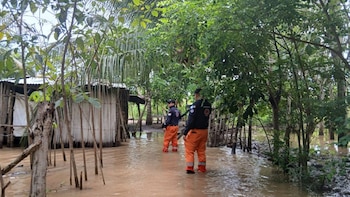 Guatemala enfrenta una temporada de lluvias con alta incidencia de emergencias, principalmente inundaciones y caídas de árboles (Cortesía CONRED).