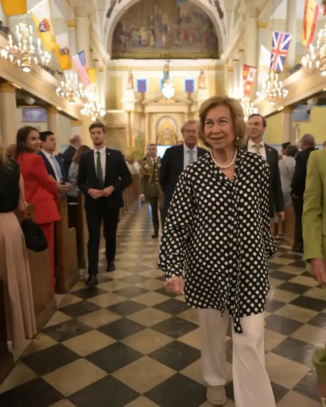 Así ha sido la visita de la reina Sofía. (Casa Real)