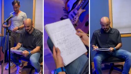 El inédito video de Abel Pintos y Luciano Pereyra durante la grabación de “Es Ahora”, la canción que los unió