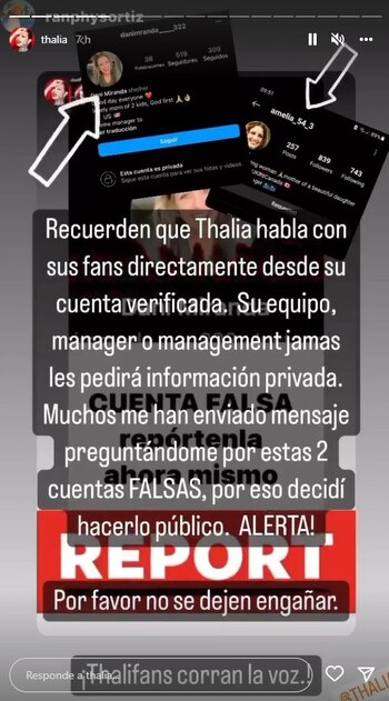 La cantante señaló que le