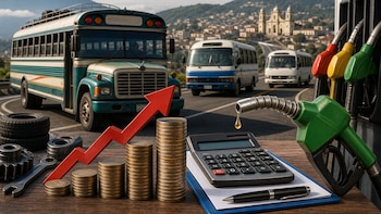 Los gremios del transporte en Guatemala anuncian aumentos de hasta unos USD 2.62 en rutas extraurbanas por alza de los combustibles