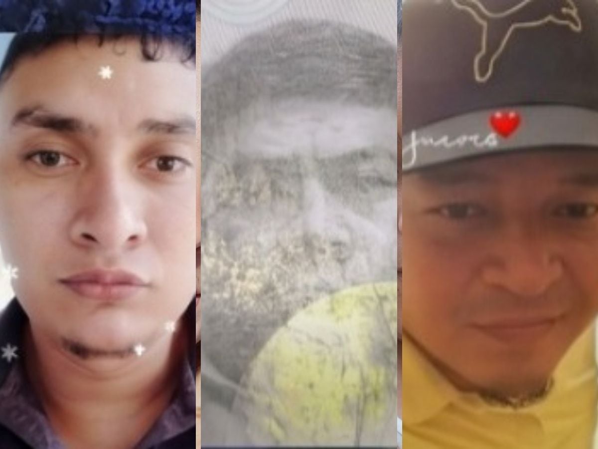 José Luis Torres, Samir Guevara Banegas y Juan Carlos Guevara fallecieron tras el fatal accidente registrado en el bulevar entre Puerto Cortés y San Pedro Sula. (Foto: Redes sociales)
