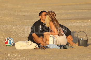 La empresaria disfrutó de una