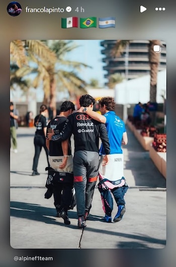 Colapinto fue el más emocionado