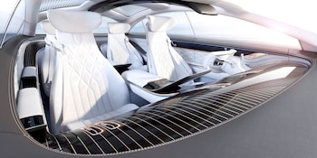 HANDOUT - Modelos futuristas como el Mercedes Vision EQS llevarán materiales innovadores en el interior. Foto: Daimler AG/dpa - ATENCIÓN: Sólo para uso editorial con el texto adjunto y mencionando el crédito completo