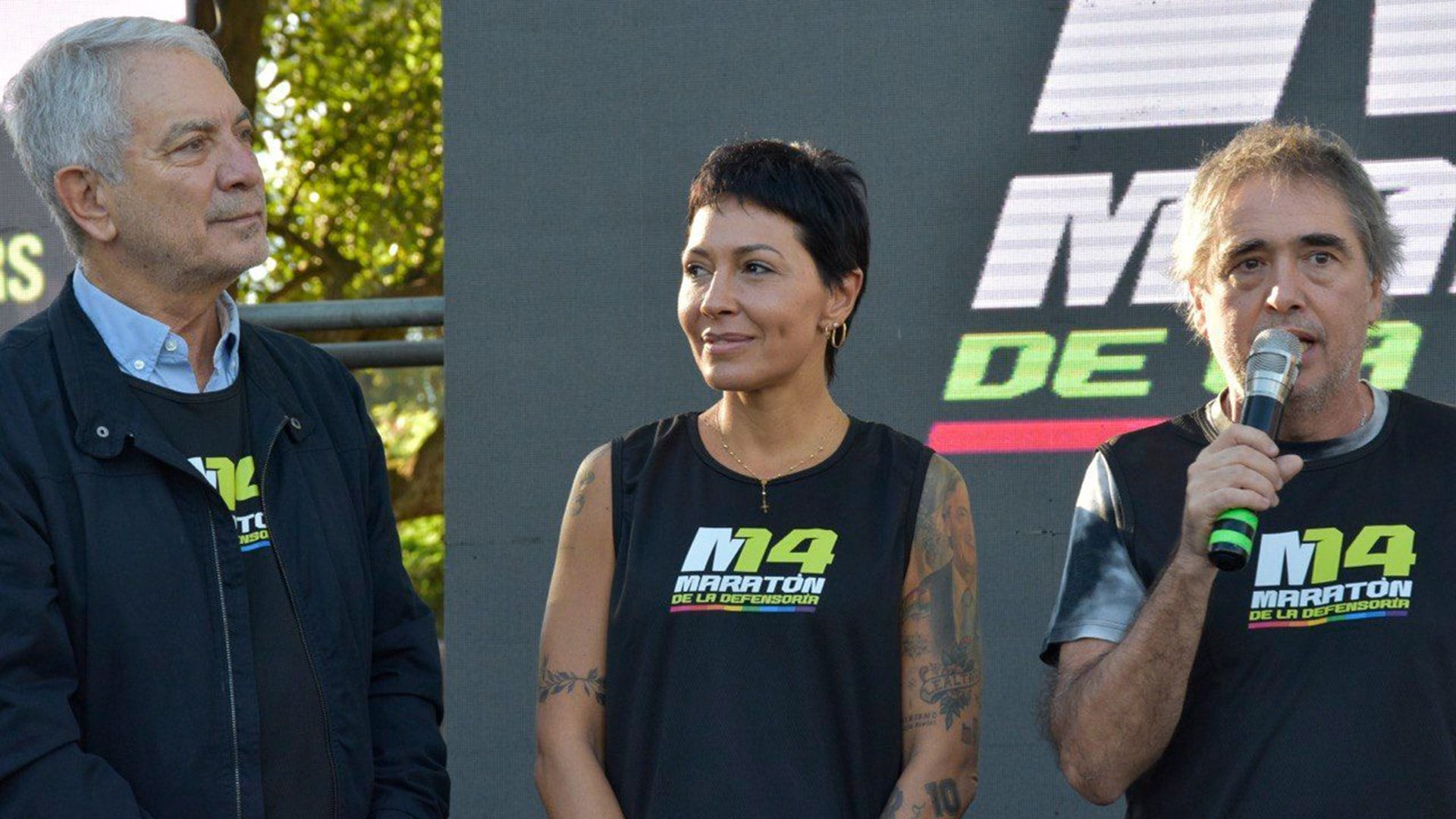 Julio Alak, Mayra Mendoza y el Defensor del Pueblo de la provincia de Buenos Aies, Guido Lorenzino