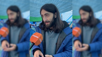 Alejandro, creador del mapa de la acampada en Sol.