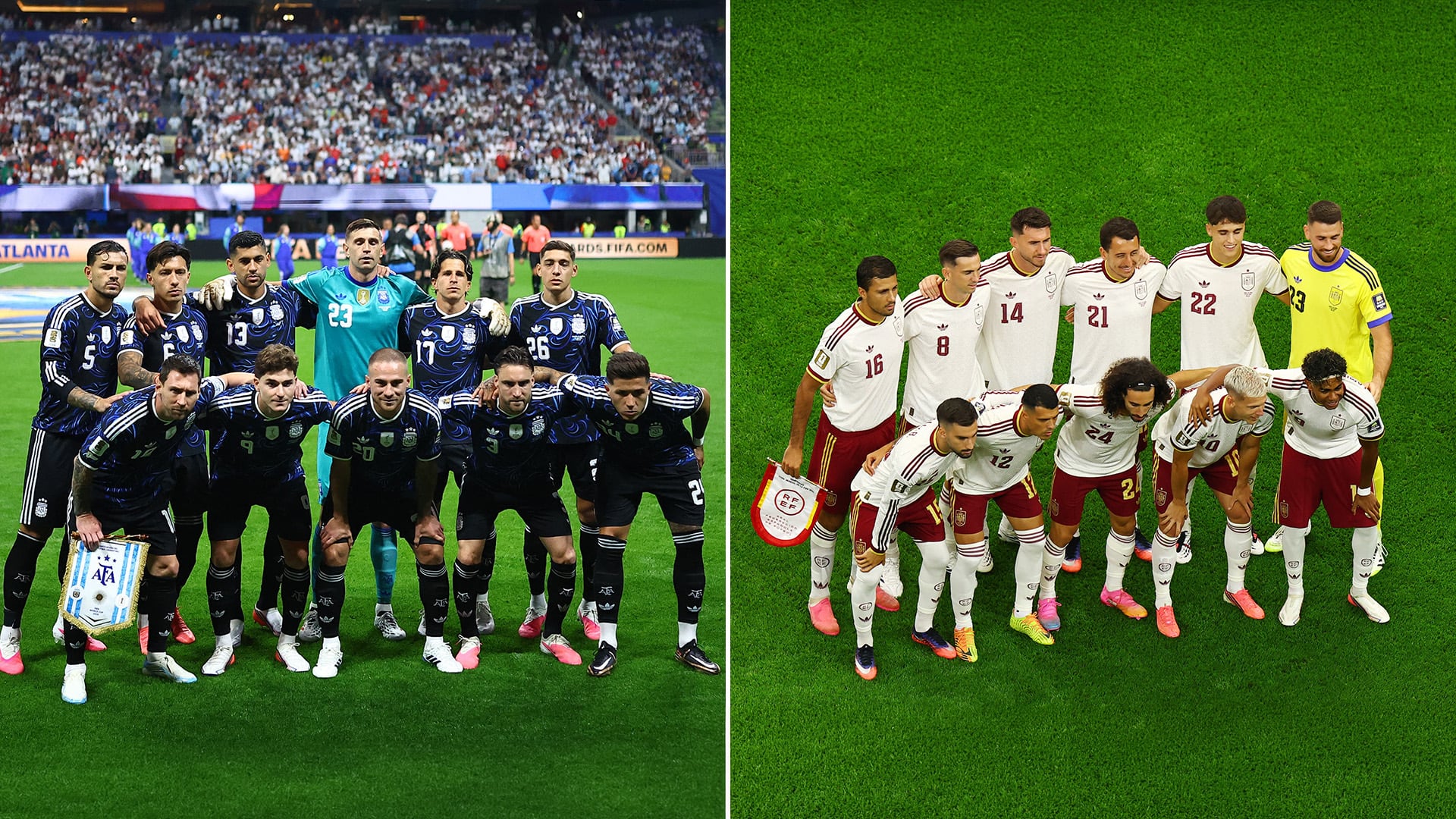 Argentina y España se medirán en la final de la Copa del Mundo